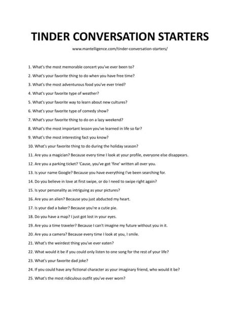 beste openingszinnen tinder|175 Best Tinder Conversation Starters For Instant。